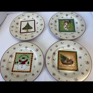 SAKURA HAPPY HOLIDAYS 8 1/4 " Plates
